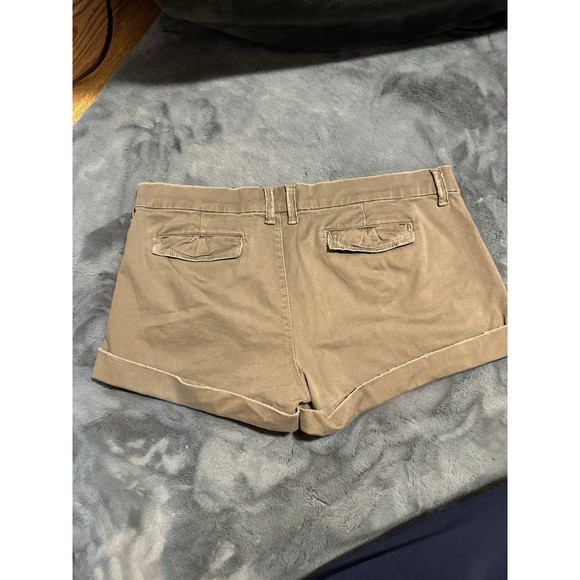 Vintage Abercrombie & Fitch Womens Cuffed Hem Chino Shorts - Picture 3 of 3